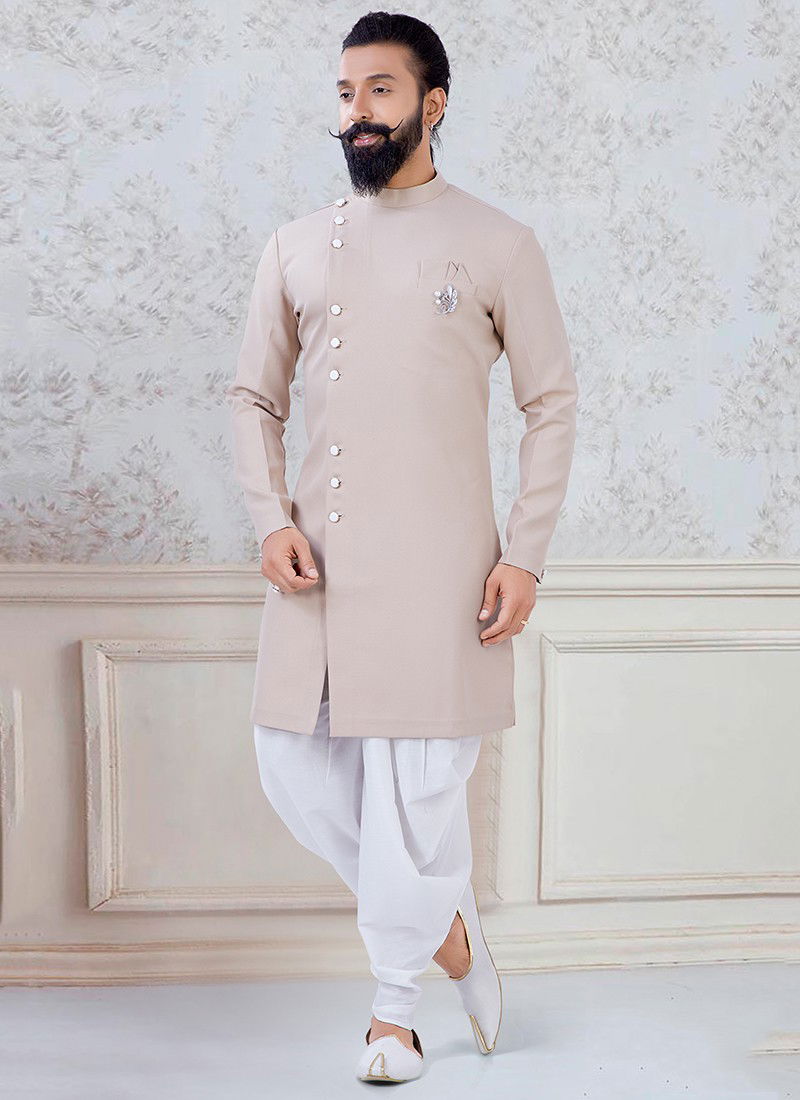 Pink Colour Designer New Exclusive Wear Fancy Indo Western Mens Collection KS 1128